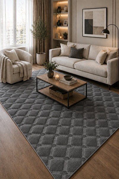 Merinos Rölyef Join Kaymaz Taban Yıkanabilir Halı Kilim Yolluk Salon, Mutfak ...