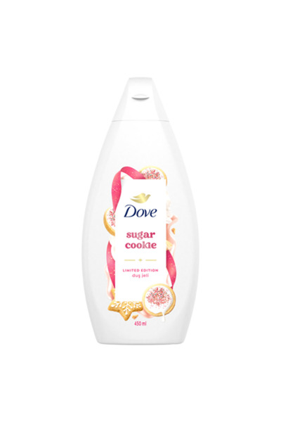 Dove Sugar Cookie Duş Jeli 450 ml - Tatlı Kurabiye Kokulu Nemlendirici Duş Je...
