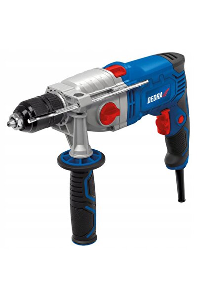 Dedra-Polonia Mașină de găurit și burghiu cu percuție 1100W, mandrină 13mm, c...