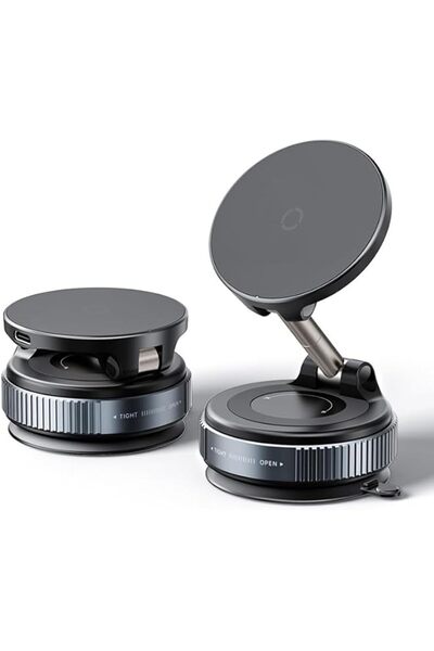 Generic 15W Wireless Charger Car Mount, Vacuum Magnetic Phone Holder for Mag-...