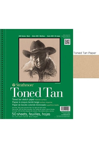 Strathmore "Toned Tan"- 22.9×30.5cm