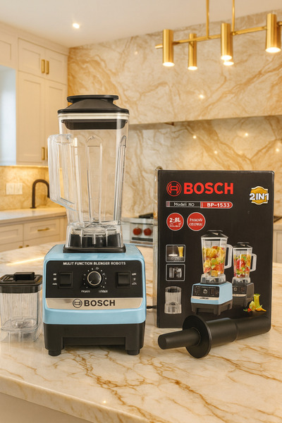 Bosch 2'si 1 Arada Çok Fonksiyonlu Blender – Güçlü Motor, Geniş Hazne