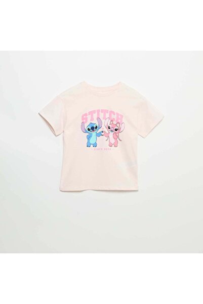 KIABI Disney 'Stitch' short-sleeved T-shirt PINK