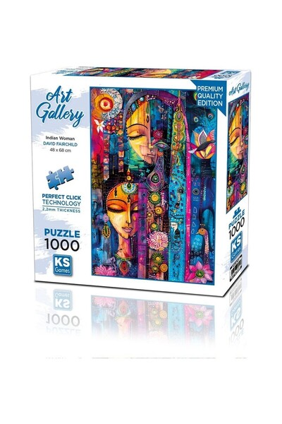 Ks Games Puzzle 1000 Pieces Indian Woman 20851