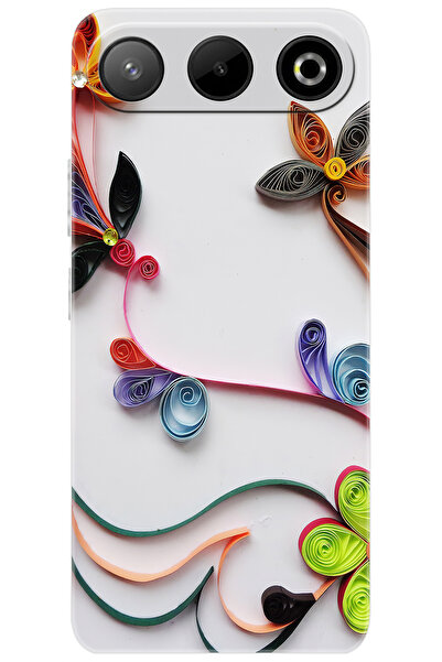 General Mobile GM 26 5G (G905) Uyumlu Kılıf Desen Baskılı Silikon Çiçek Desen...