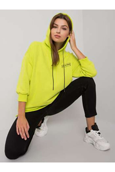 Relevance Women's Sweatshirt, RELEVANCE, Cotton, Long Sleeve, Lime, model RV-...