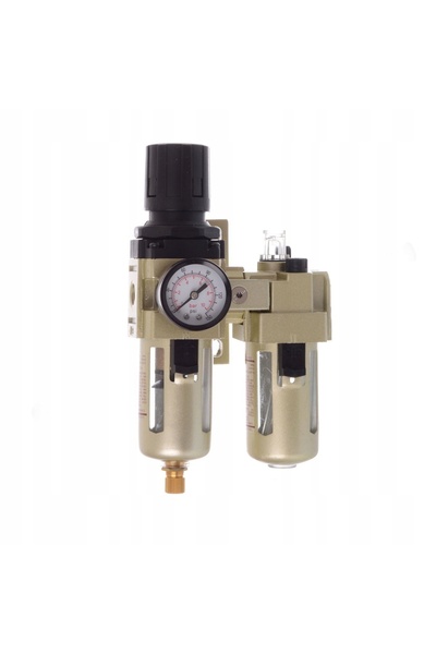 TC Technic Reductor de presiune Filtru de aer Lubrificator automat 3/4 " Pneu...