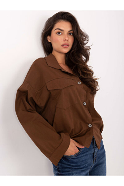 rue parıs Camasa Dama Mini, Guler inalt, RUE PARIS, Maro Casual