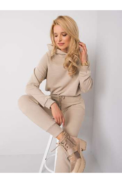 Basic Feel Good Women's Suit, BASIC FEEL GOOD, Cotton, Long Sleeve, Beige, mo...