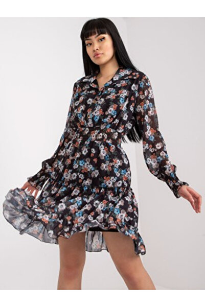 Italy Moda Γυναικείο Φόρεμα, ITALY MODA, Πολυεστέρας, Φόρεμα κλος, Μαύρο, μον...