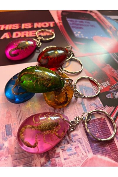 womistore Scorpion Accessory Keychain (1 Random Color Sent)