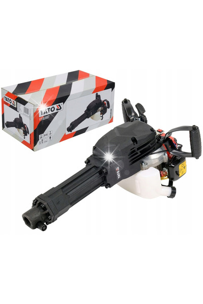 yato Ciocan demolator cu motor pe benzină 55J, prindere hexagonală 30