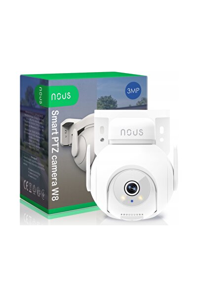 lumi nous white NOUS W8 Cameră IP WiFi Smart PTZ 3MP Rotativă Detecție Mișcar...