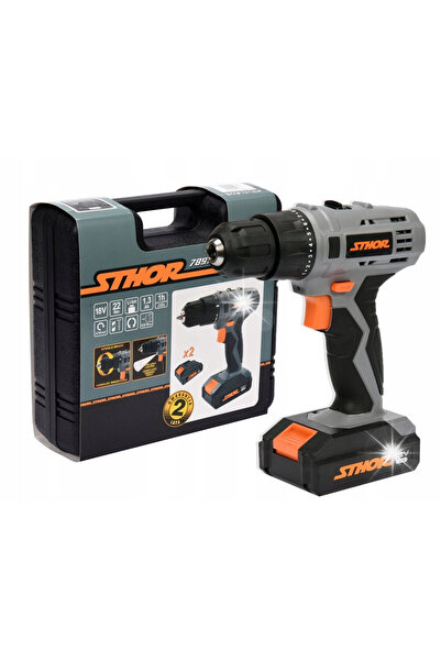 Sthor ȘURUBELNIȚĂ ACUMULATOR 18V + 2 BATERII + BIȚI
