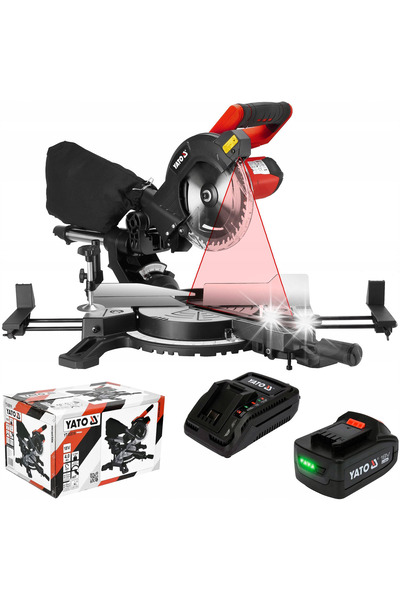 yato Ferăstrău alternativ cu laser, 185mm, cu acumulator, 18V