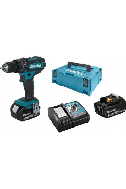 Makita Mașină de găurit și înșurubat DHP482RFJ 18 V 2 x acumulator 3 Ah