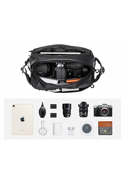 K&F CONCEPT Geantă Foto, Valiză, Husă pentru Aparat Foto, Cameră, Telefon K&F...