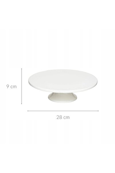 Secret de Gourmet Platou ceramic pe picioare pentru prăjituri și tort, mare, ...