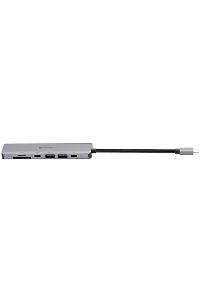 NO BRAND Adaptor Hub USB-C la HDMI 4K USB-A 3.0 USBC-HDMI Cititor de carduri