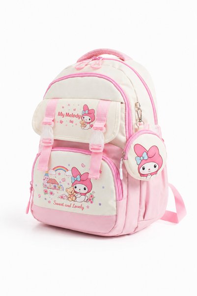 Kingston Hill 4-Piece School Bag Set - (Backpack + Thermal Lunch Bag + Pen Holder + Wallet)