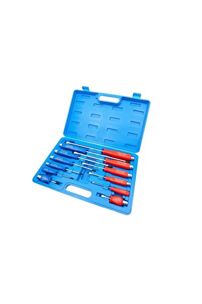 Quatros Set de șurubelnițe CrV pentru impact, 12 piese