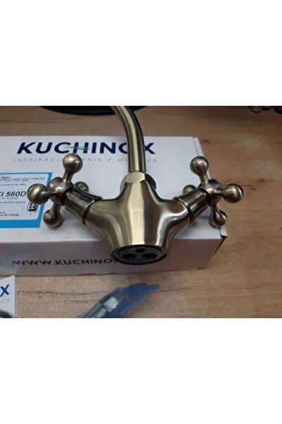 Kuchinox Baterie de chiuvetă din alamă antică STILO
