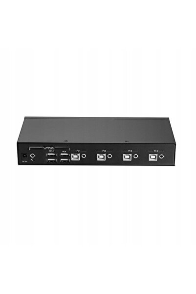 NO BRAND Comutator KVM LINDY cu 4 porturi USB 2.0 și Audio KM Switch