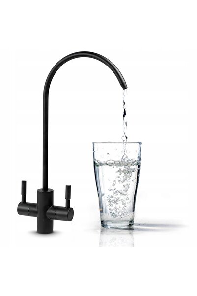 wodaRO CRANĂ MODERNĂ NEAGRĂ PENTRU FILTRU DE APĂ OSMOZA RO6 RO7 RO8 RO9 RO10