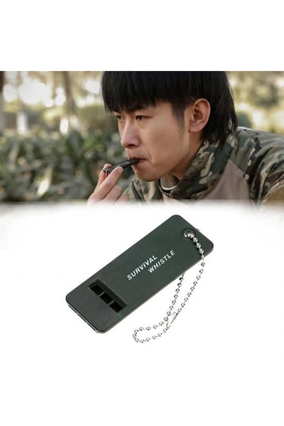 Generic Brand Camping Outdoor Life Loud Emergency Survival Plastic Whistle