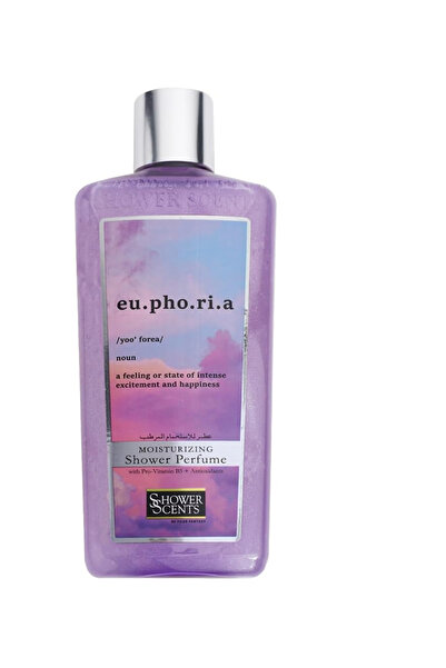 Shower Scents Euphoria Shower Perfume 312 ml - Glittery Texture Shower Gel, L...