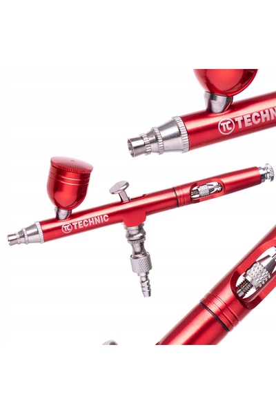 TC Technic Aerograf modelar cu duză de 0,3mm B-130, acțiune dublă, mini pisto...