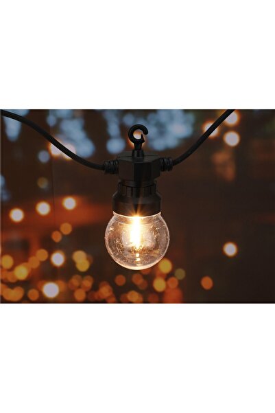 Koopman Lumini de grădină, ghirlandă luminoasă de exterior, 20 de becuri, lan...