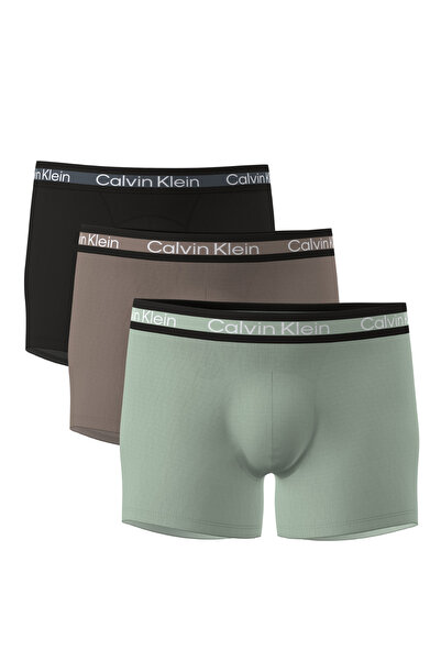 Calvin Klein Men's Brand Logo Boxer Briefs 3-Pack Suitable for Daily Use Blac...