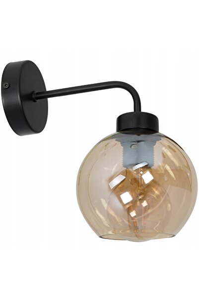 Milagro Aplică de perete modernă sferică SOFIA AMBER 1xE27