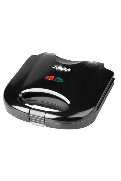 MESKO Sandwichier cu sandwich-uri triunghiulare cu putere de 850 W, strat ant...
