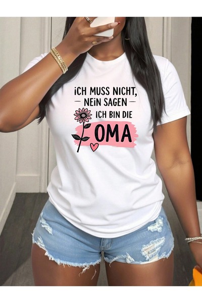 Ekim11 A Comfortable Casual Short-Sleeve T-Shirt Women in Black White, Showca...