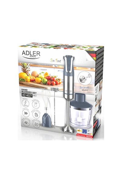 adler BLENDER PORTABIL DE BUCĂTĂRIE 1800W TURBO 20 TRENCIURI DE VITEZĂ SET CO...