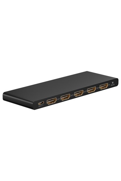 goobay HDMI splitter 58483, 4 σε 1, 4K/60Hz, μαύρο