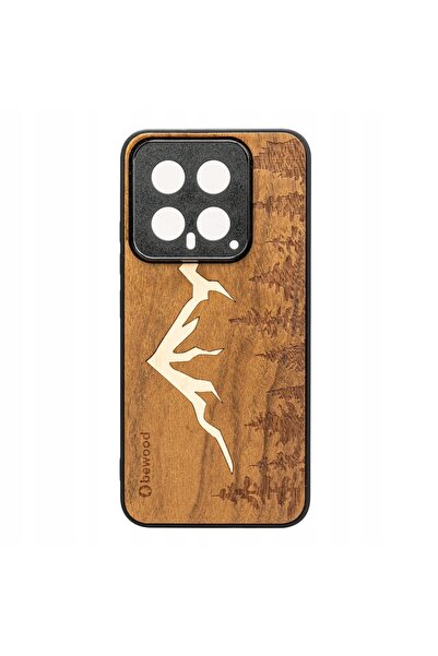 BewooDesign Husă din lemn Bewood pentru Xiaomi 14 Pro GÓRY IMBUIA