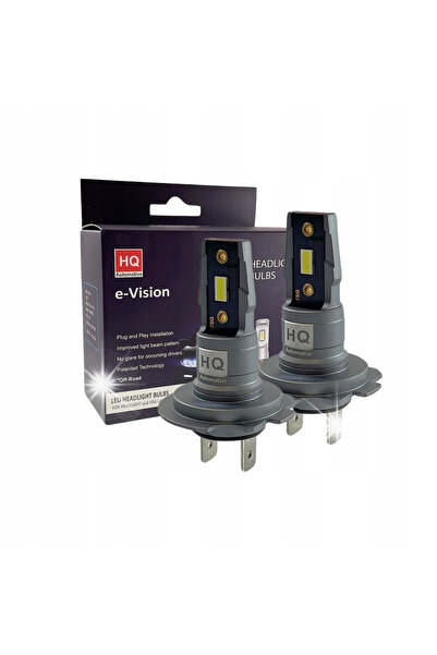 HQ Automotive Becuri LED H7 E-VISION V4 6000K Dimensiune Originală 1:1 Plug&Play