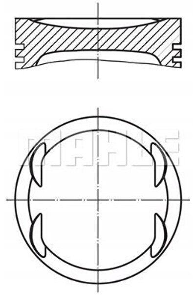 MAHLE Piston 007 PI 00153 000