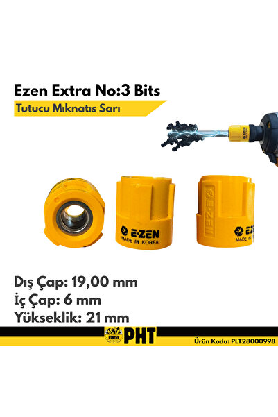Ezen Mıknatıs Korea Bits Tutucu Mıknatıs Halkası Turuncu Tornavida Ucu Mıknatısı ( 1 Adet ) PLT28000998