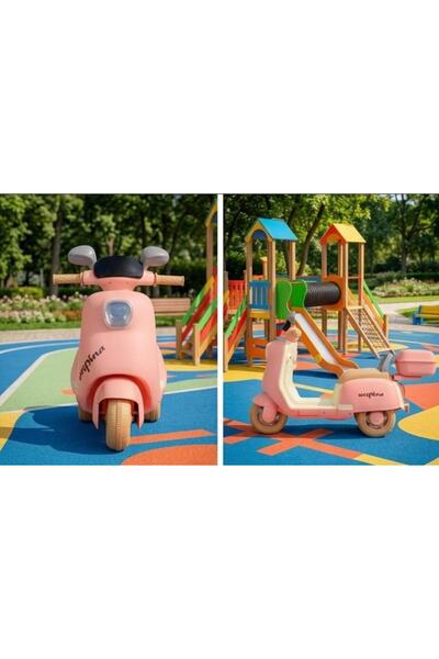 Tommybaby Akülü 3 tekerlekli Çocuk Motoru 6 v Uzaktan Kumandalı 50kilo Taşıma...