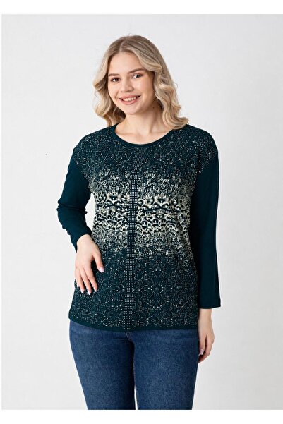 Orly More Viscose Fabric Mini Slit Long Sleeve Printed Mother's Combed Cotton...