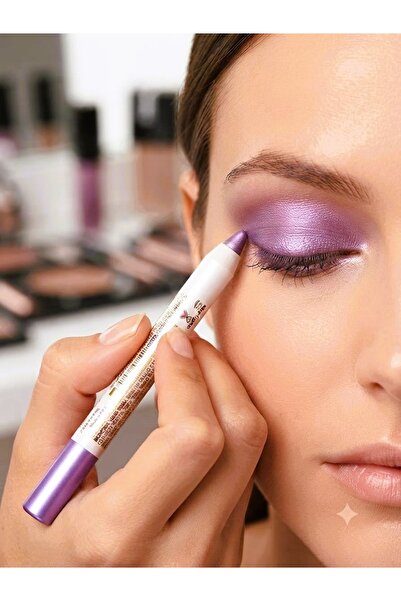 madam shushu Dv Wide Size Metallic Eyeliner (Pencil Can Be Sharpened with a S...