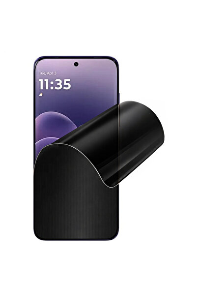 DD Daden Folie de confidențialitate din silicon pentru ecran Motorola Signatu...