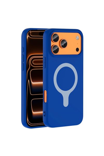 Microsonic Apple iPhone 17 Pro Max Compatible Case Pastello Magsafe Cobalt Blue