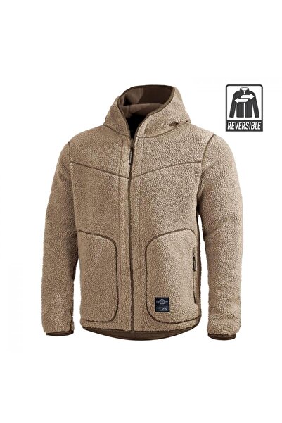 Pentagon Ζακέτα Ianos Sherpa 2-in-1 Reversible Fleece Jacket Khaki/RAL7013 M