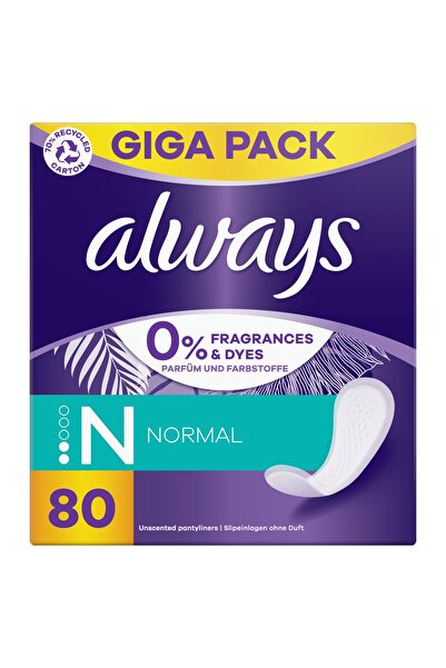 NO BRAND Absorbante igienice ALWAYS Daily Fresh Normal (80 bucăți)