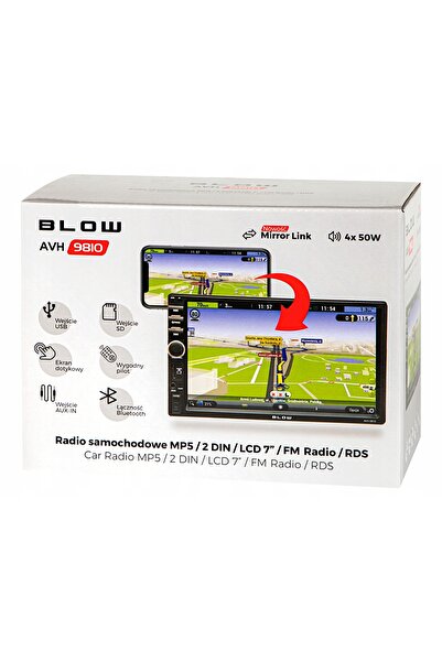 Blow Radio auto AVH-9810 BT SD USB 2-DIN